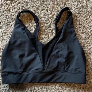 ZYIA Black Adjustable Mesh Sports Bra